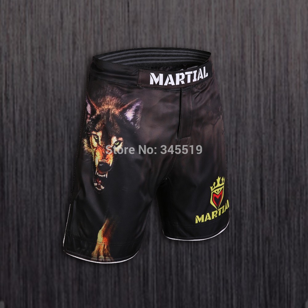 : MMA ο ݹ, Ʈ̴ ݹ,  , ȭ μ, /MARTIAL:  MMA Fight Shorts, Training Shorts, Black, Sublimation print, Free shipping